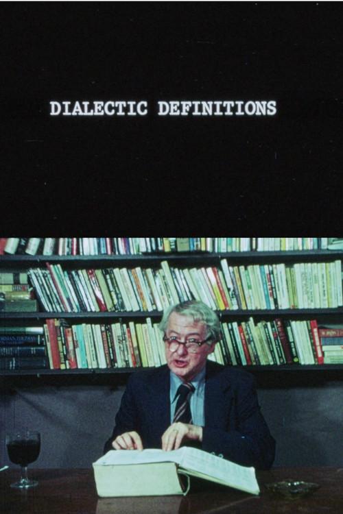 Dialectic Definitions 1977 official movie poster