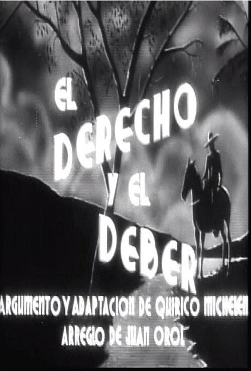 El derecho y el deber 1937 official movie poster