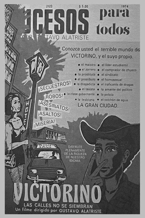 Las calles no se siembran 1974 official movie poster