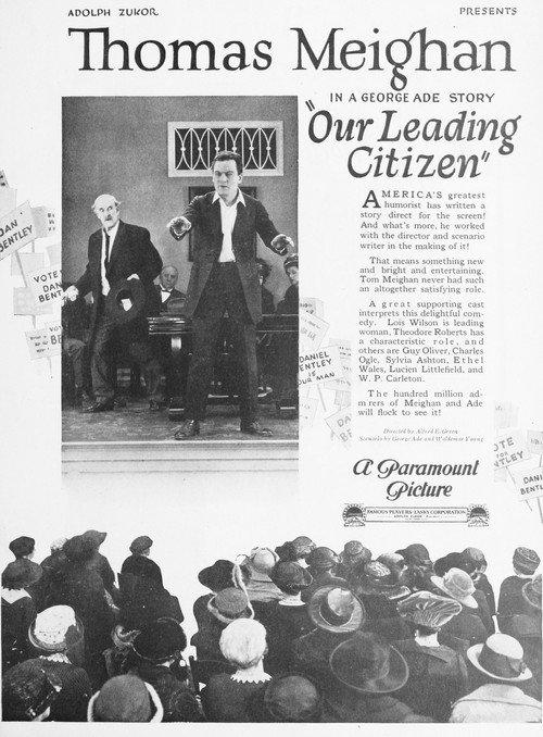 Our Leading Citizen 1922 official movie poster