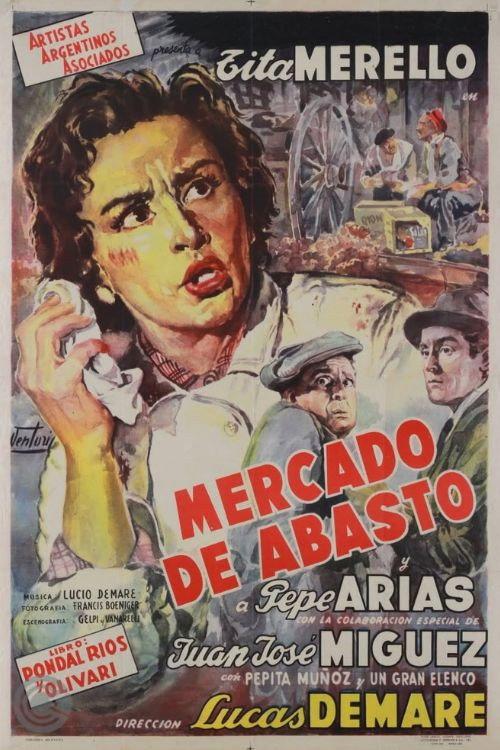 Mercado de abasto 1955 official movie poster