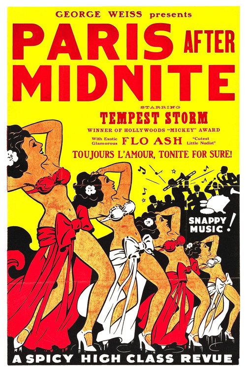 Paris After Midnight 1951 official movie poster