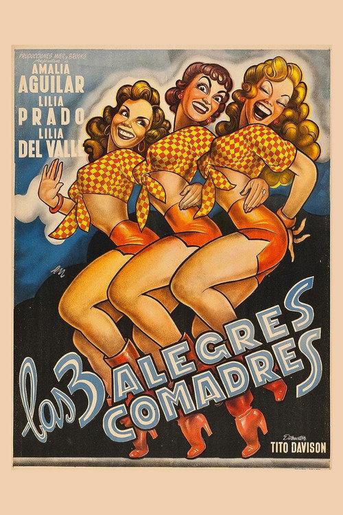 Las tres alegres comadres 1952 official movie poster