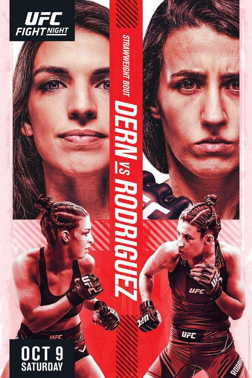 UFC Fight Night 194: Dern vs. Rodriguez 2021 official movie poster