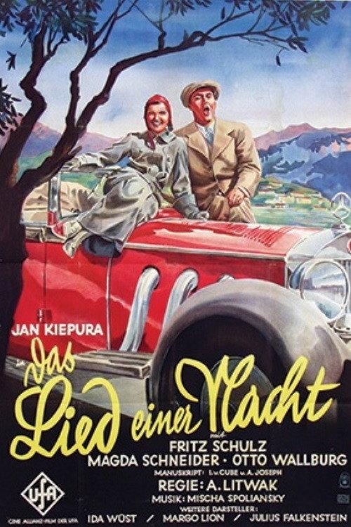 The Song of Night 1932 official movie poster