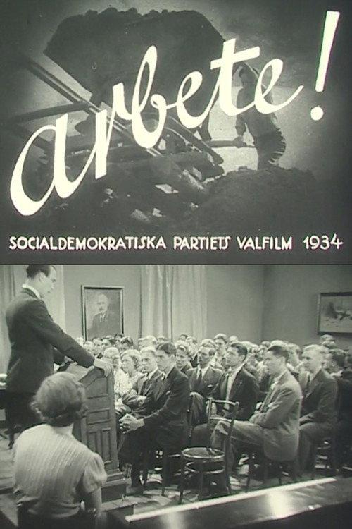 Work! 1934 official movie poster