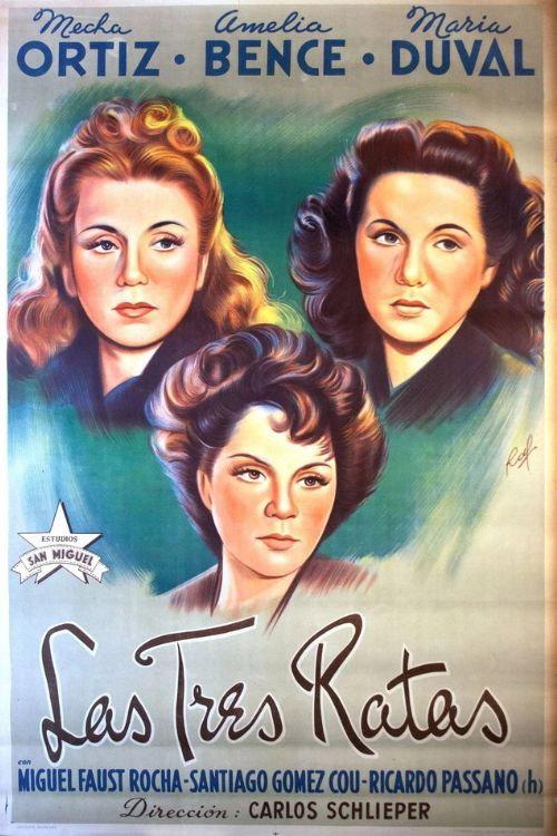 Las tres ratas 1946 official movie poster