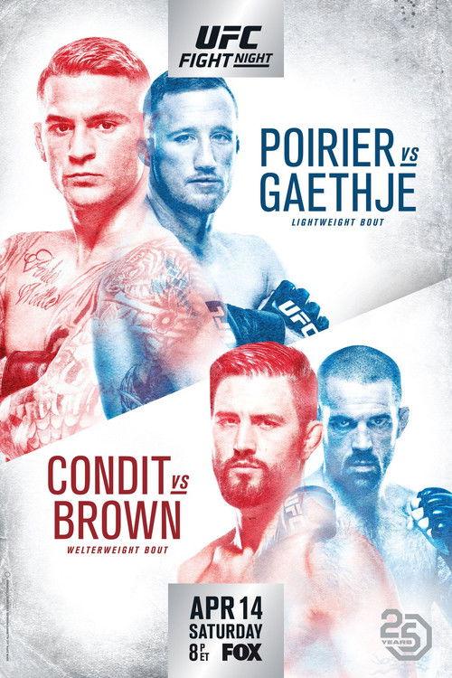 UFC on Fox 29: Poirier vs. Gaethje 2018 official movie poster
