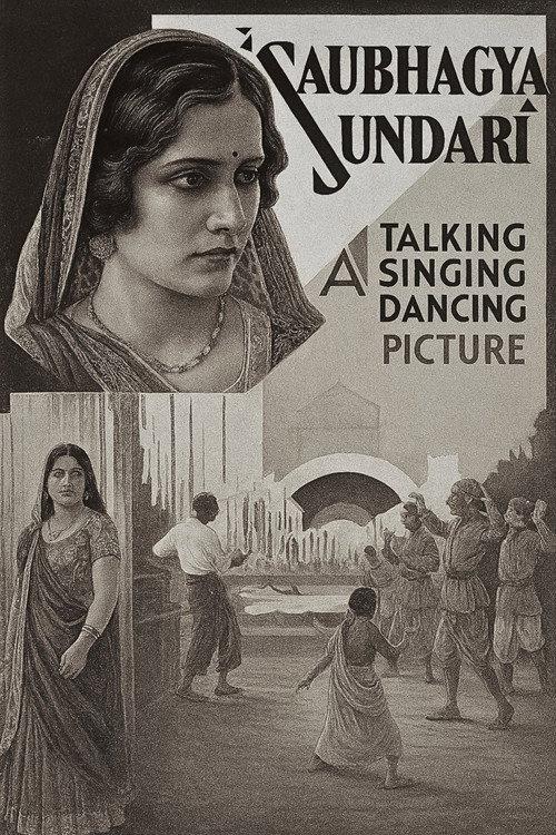 Saubhagya Sundari 1933 official movie poster