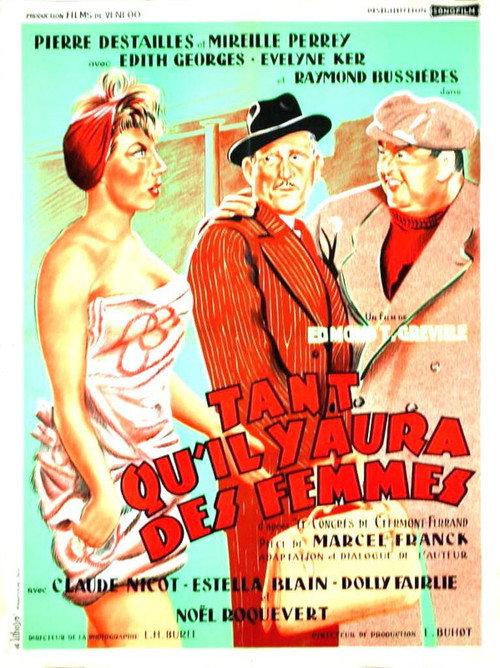 Tant qu'il y aura des femmes 1955 official movie poster