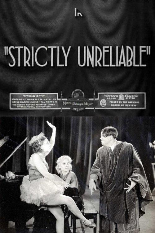 Strictly Unreliable 1932 official movie poster