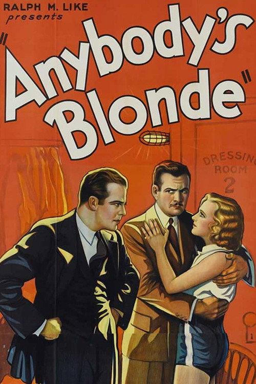 Anybody's Blonde 1931 official movie poster