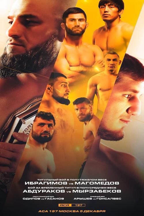 ACA 197: Ibragimov vs. Magomedov 2025 official movie poster