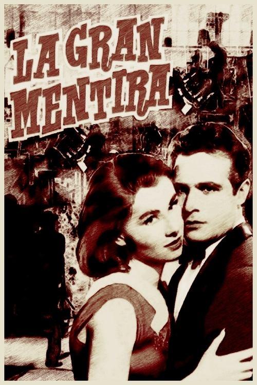 La gran mentira 1956 official movie poster