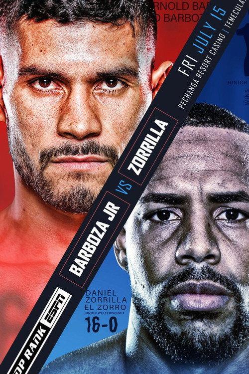 Arnold Barboza Jr vs. Danielito Zorrilla 2022 official movie poster