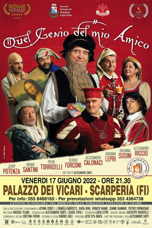 Quel genio del mio amico 2021 official movie poster