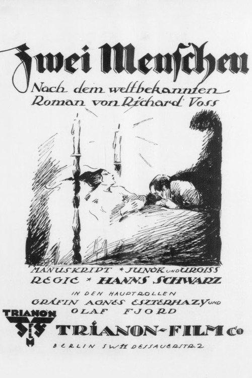 Zwei Menschen 1924 official movie poster
