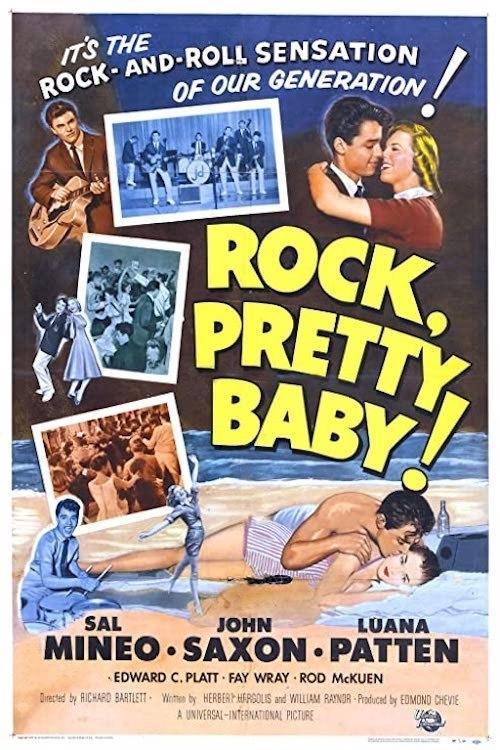 Rock, Pretty Baby 1956 official movie poster