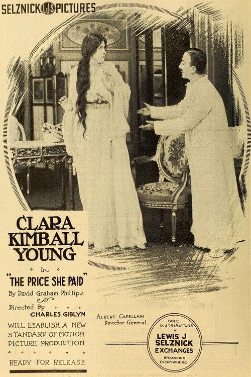 The Price She Paid 1917 official movie poster
