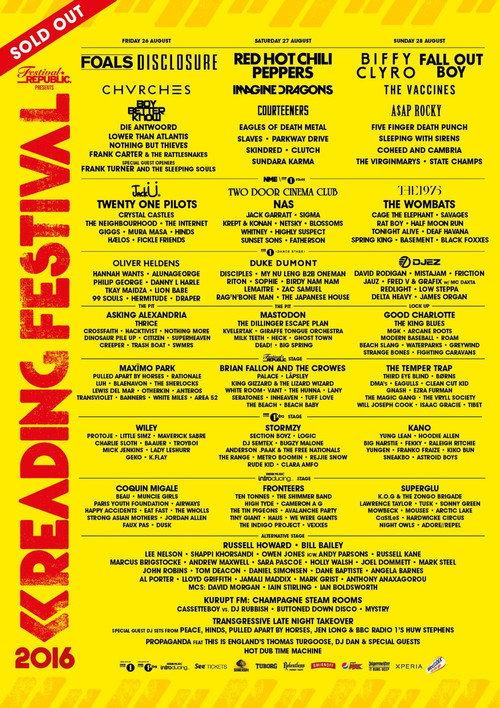Biffy Clyro - Reading Festival 2016 2016 official movie poster