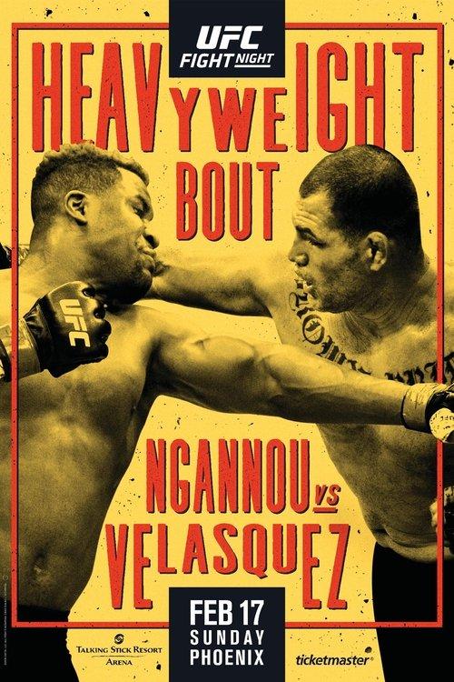 UFC on ESPN 1: Ngannou vs. Velasquez 2019 official movie poster