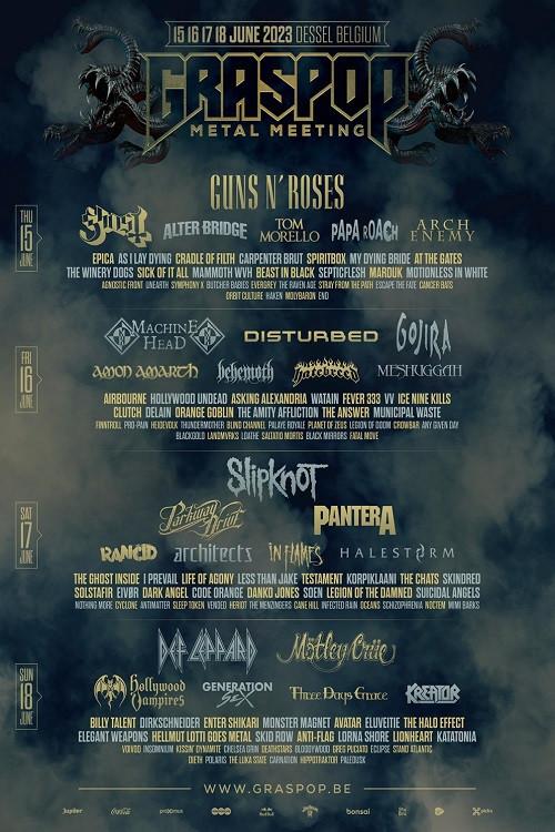 Papa Roach: Live at Graspop 2023 official movie poster