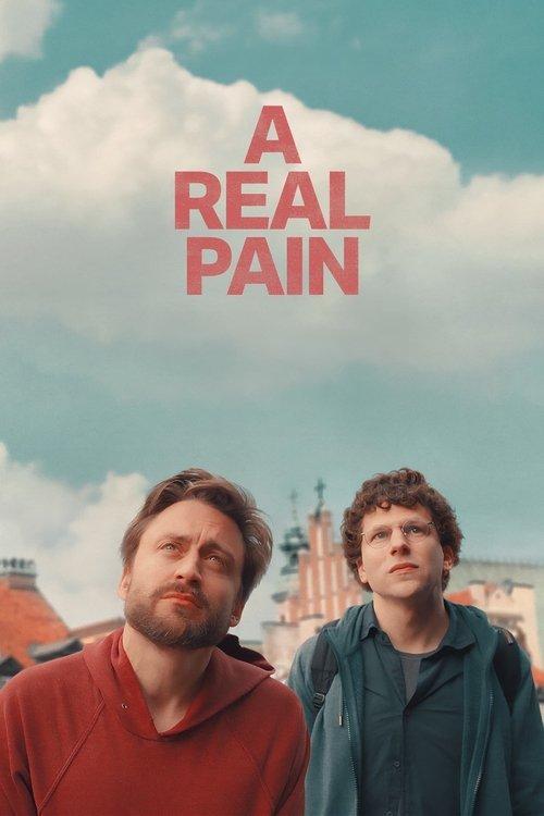 A Real Pain 2024 official movie poster