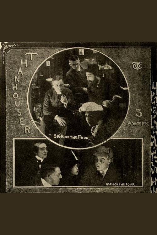 Sherlock Holmes Solves the Sign of the Four 1913 official movie poster