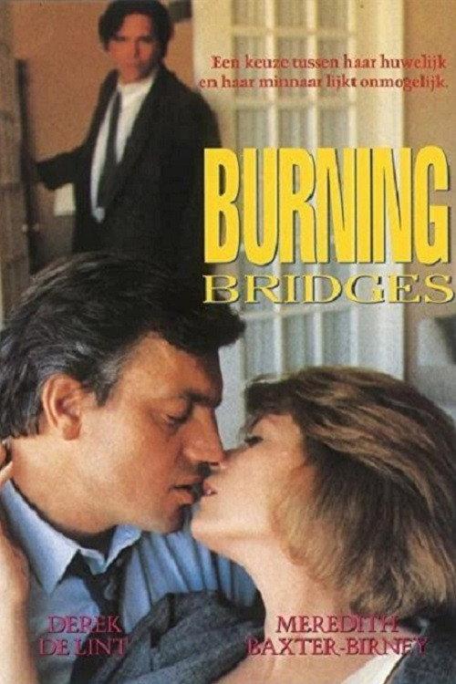 Burning Bridges 1990 official movie poster