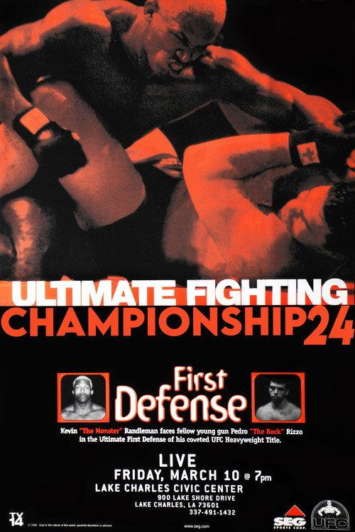 UFC 24: First Defense 2000 official movie poster
