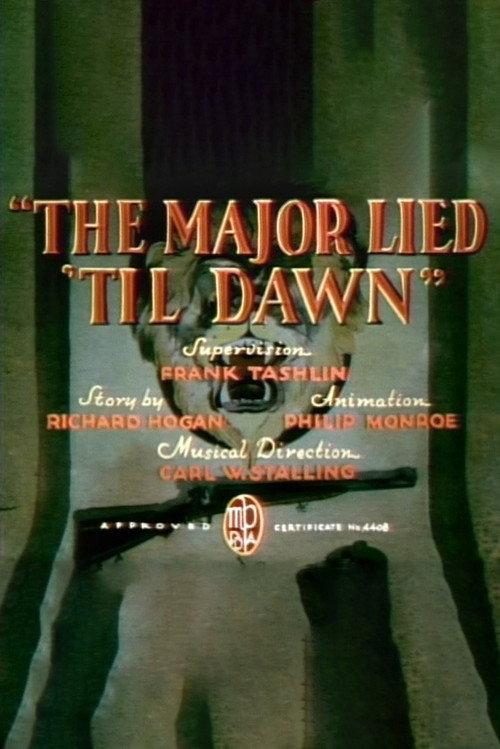 The Major Lied 'Til Dawn 1938 official movie poster