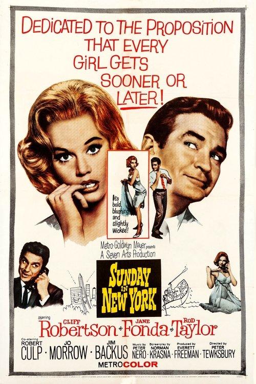 Sunday in New York 1963 official movie poster