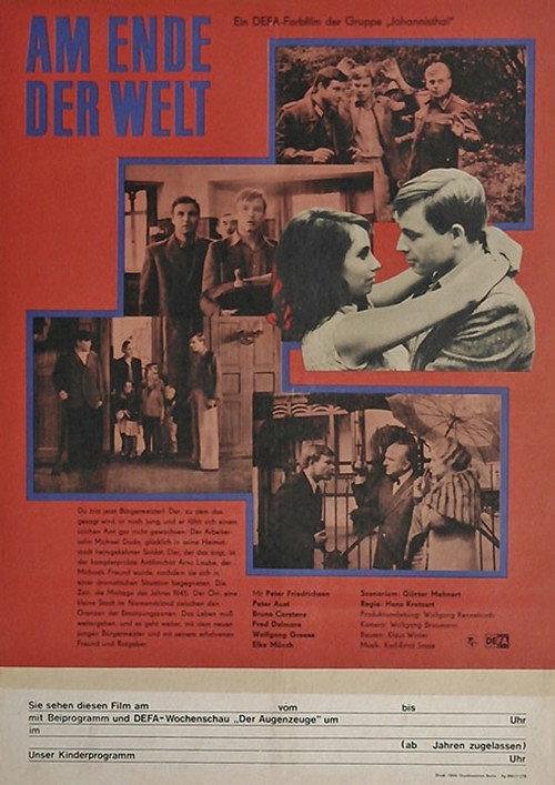 Am Ende der Welt 1975 official movie poster