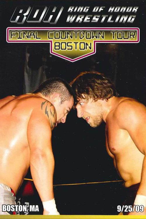 ROH: The Final Countdown Tour - Boston 2009 official movie poster