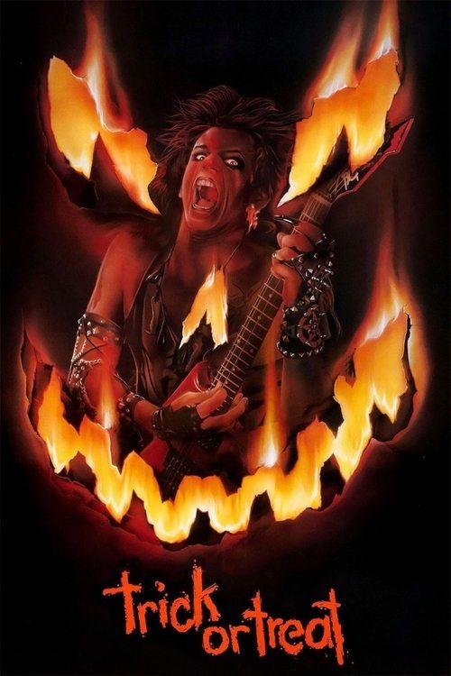 Trick or Treat 1986 official movie poster