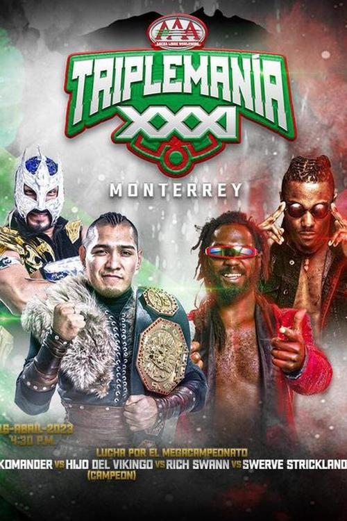 AAA Triplemania XXXI: Monterrey 2023 official movie poster
