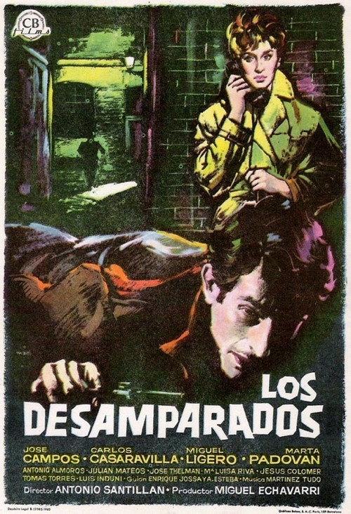Los desamparados 1962 official movie poster