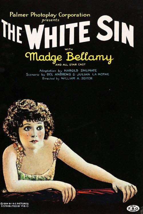 The White Sin 1924 official movie poster