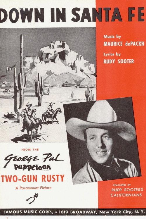 Two-Gun Rusty 1944 official movie poster