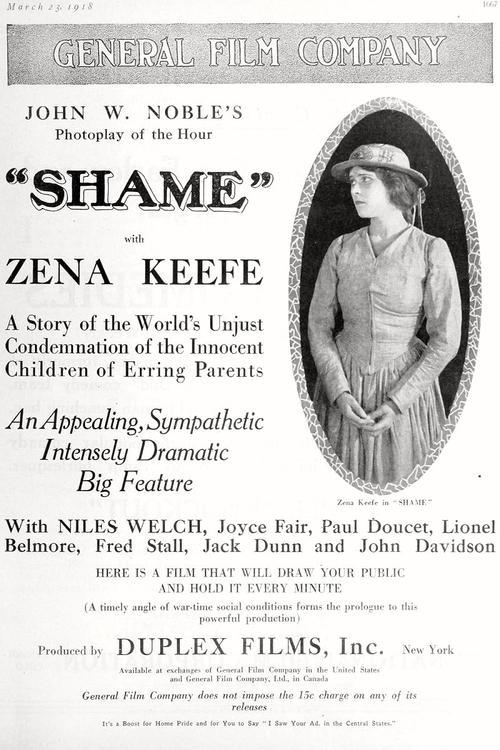 Shame 1917 official movie poster