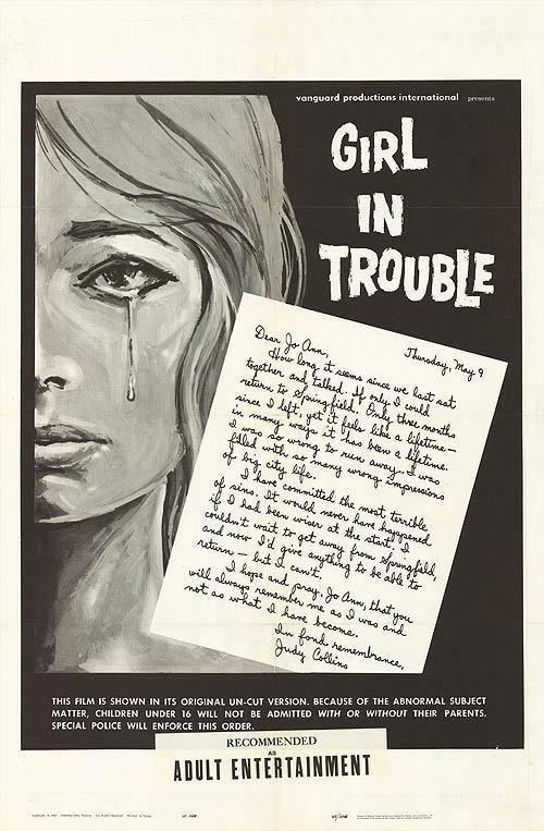 Girl in Trouble 1963 official movie poster