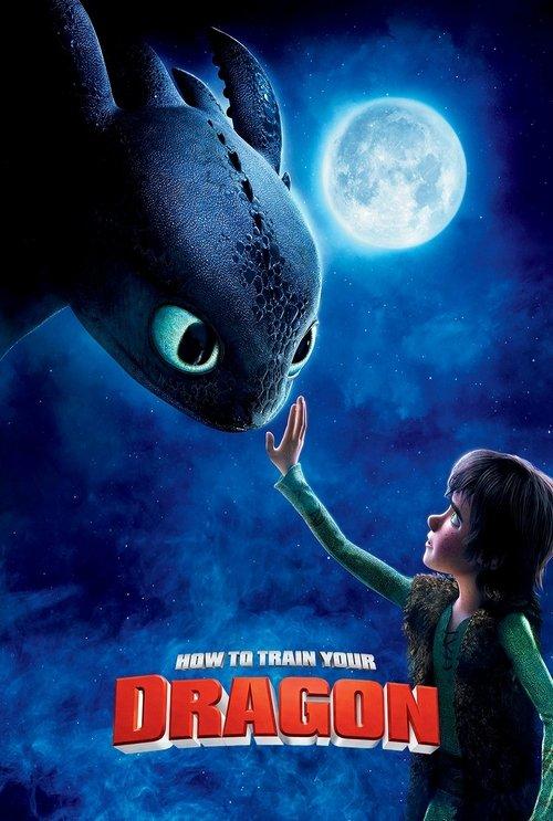 How to Train Your Dragon 2010 official movie poster