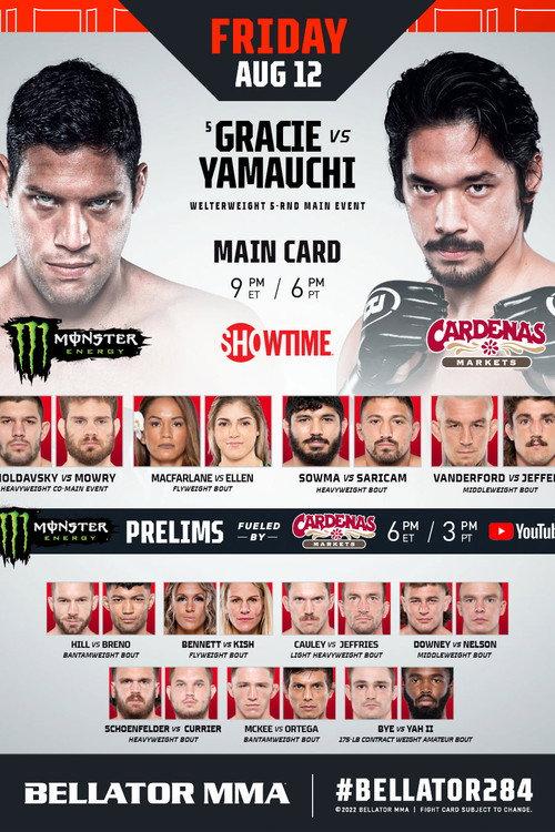 Bellator 284: Gracie vs. Yamauchi 2022 official movie poster