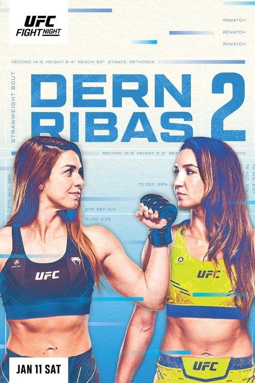 UFC Fight Night 249: Dern vs. Ribas 2 2025 official movie poster