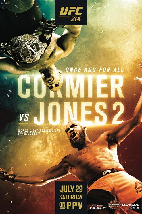 UFC 214: Cormier vs. Jones 2 2017 official movie poster