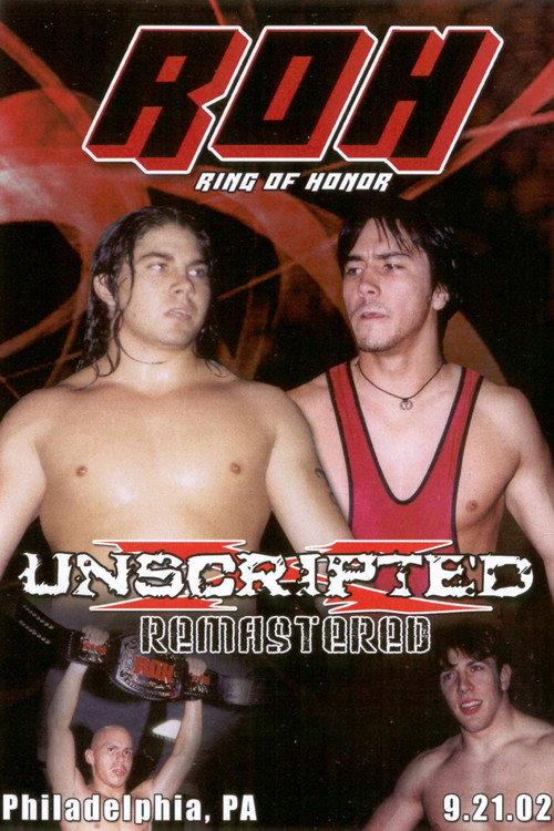 ROH: Unscripted 2002 official movie poster