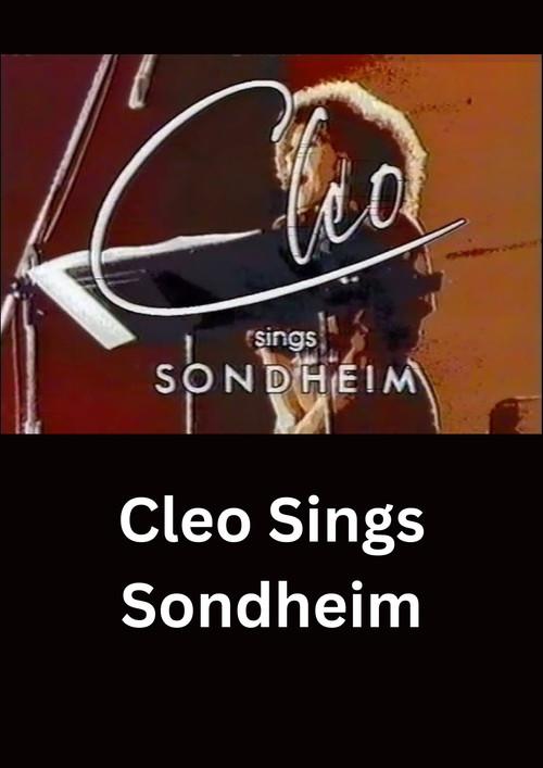 Cleo Sings Sondheim 1988 official movie poster