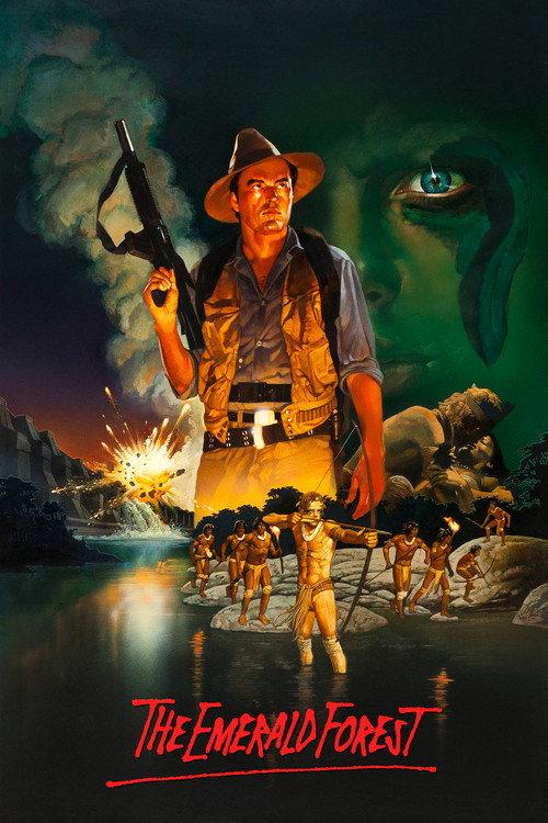 The Emerald Forest 1985 official movie poster