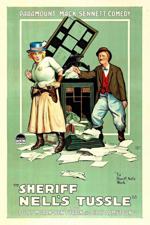 Sheriff Nell's Tussle 1918 official movie poster