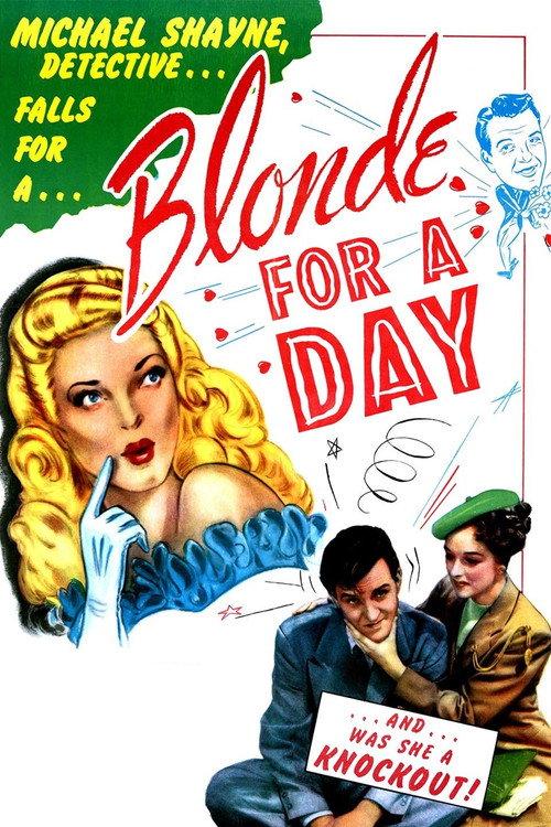 Blonde for a Day 1946 official movie poster